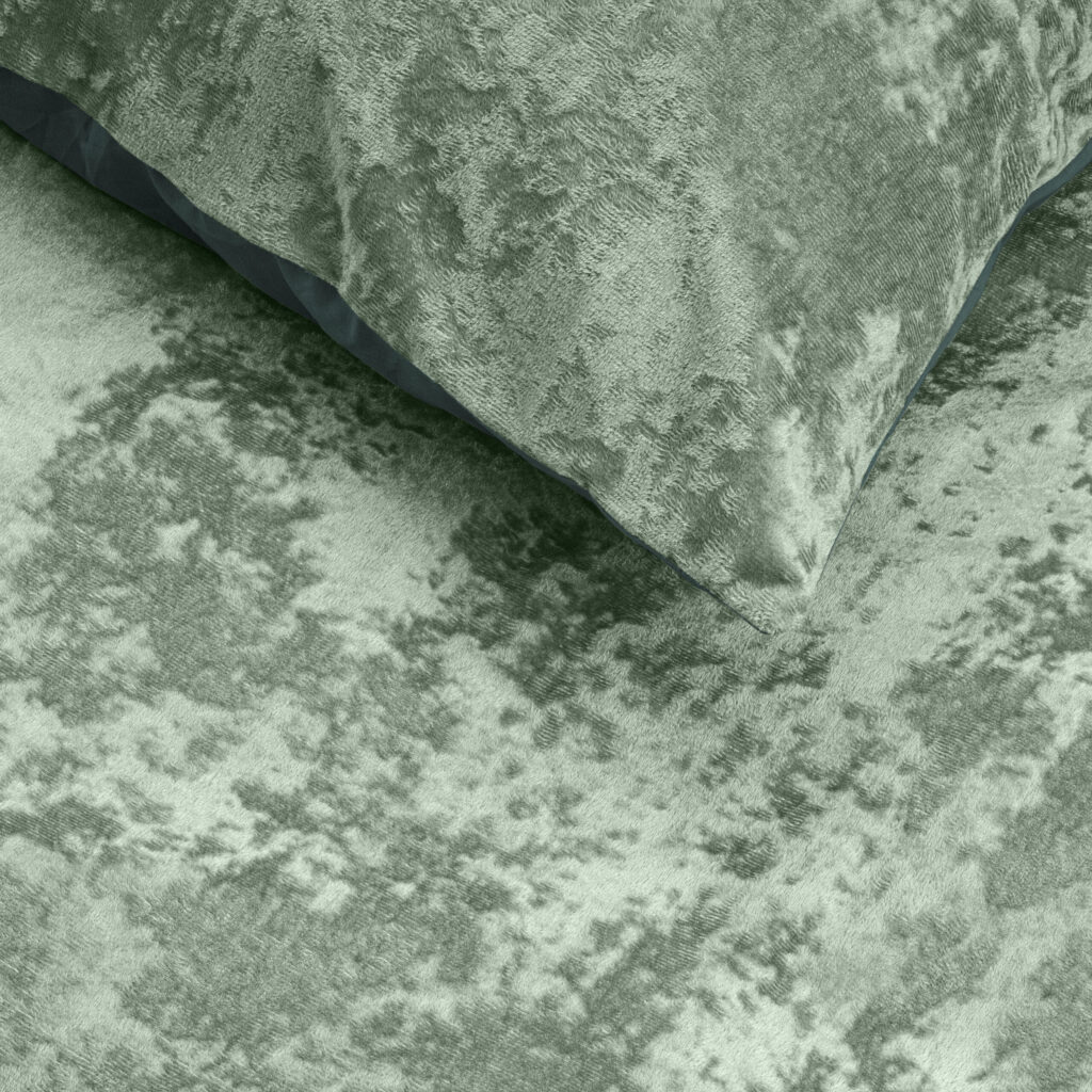 Dreamhouse Crushed velvet Green - Afbeelding 3