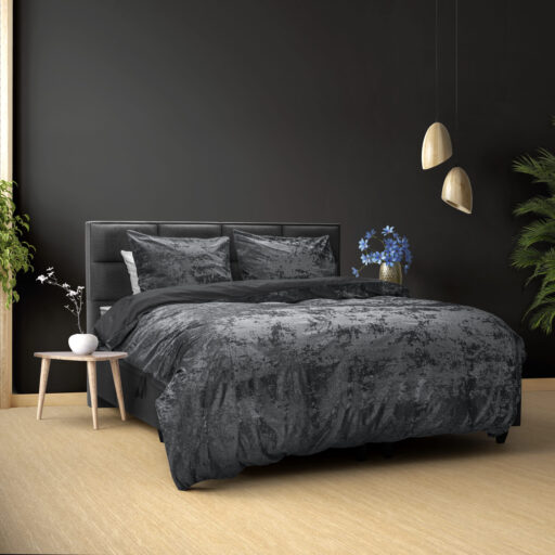 Dreamhouse Crushed velvet antraciet
