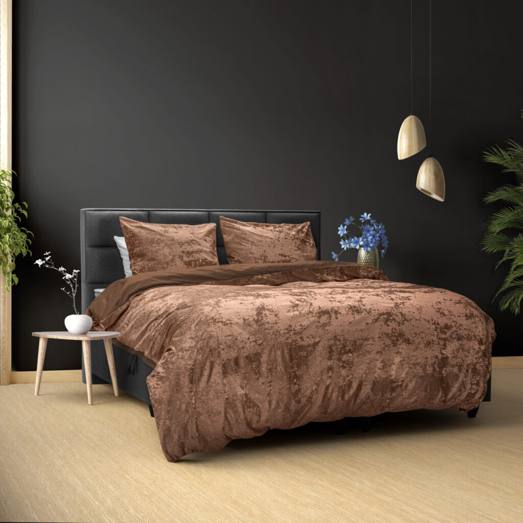 Dreamhouse Crushed velvet taupe