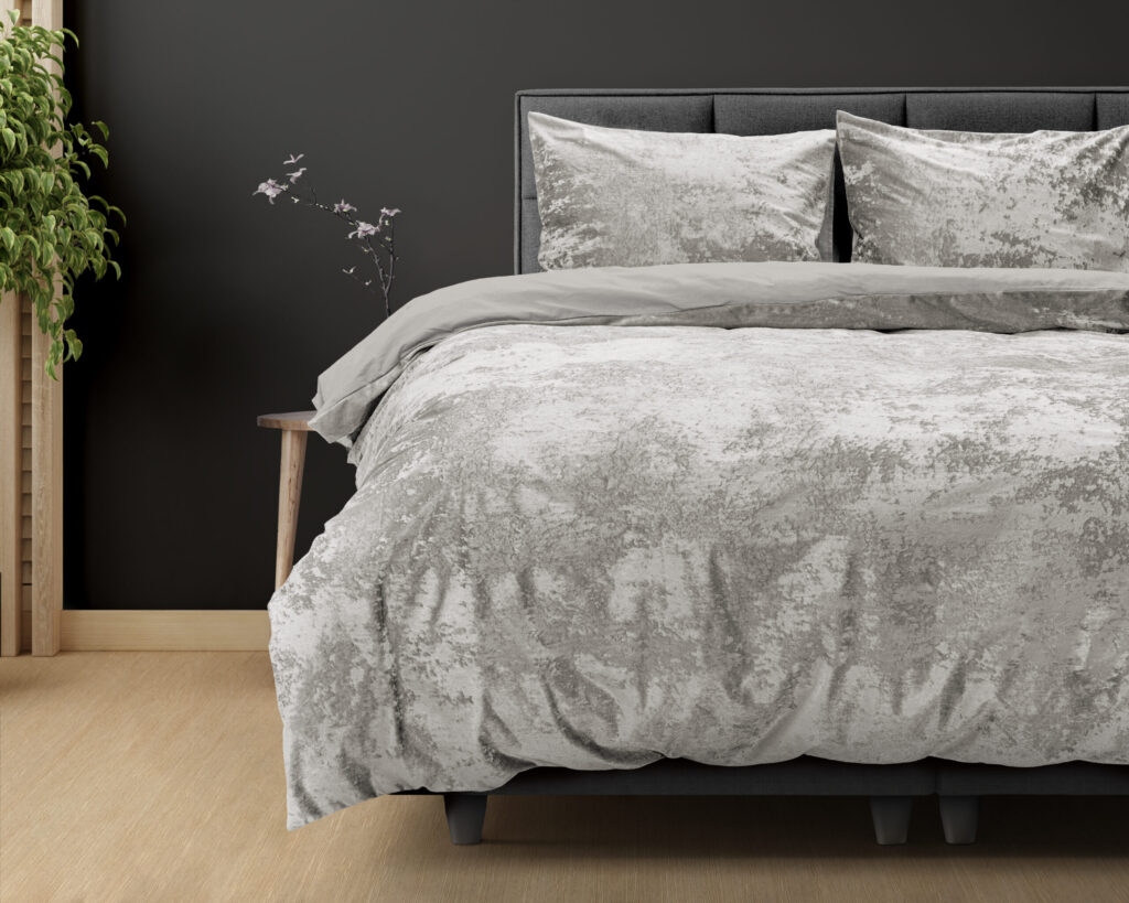 Dreamhouse Crushed velvet Metallic Zilver - Afbeelding 2