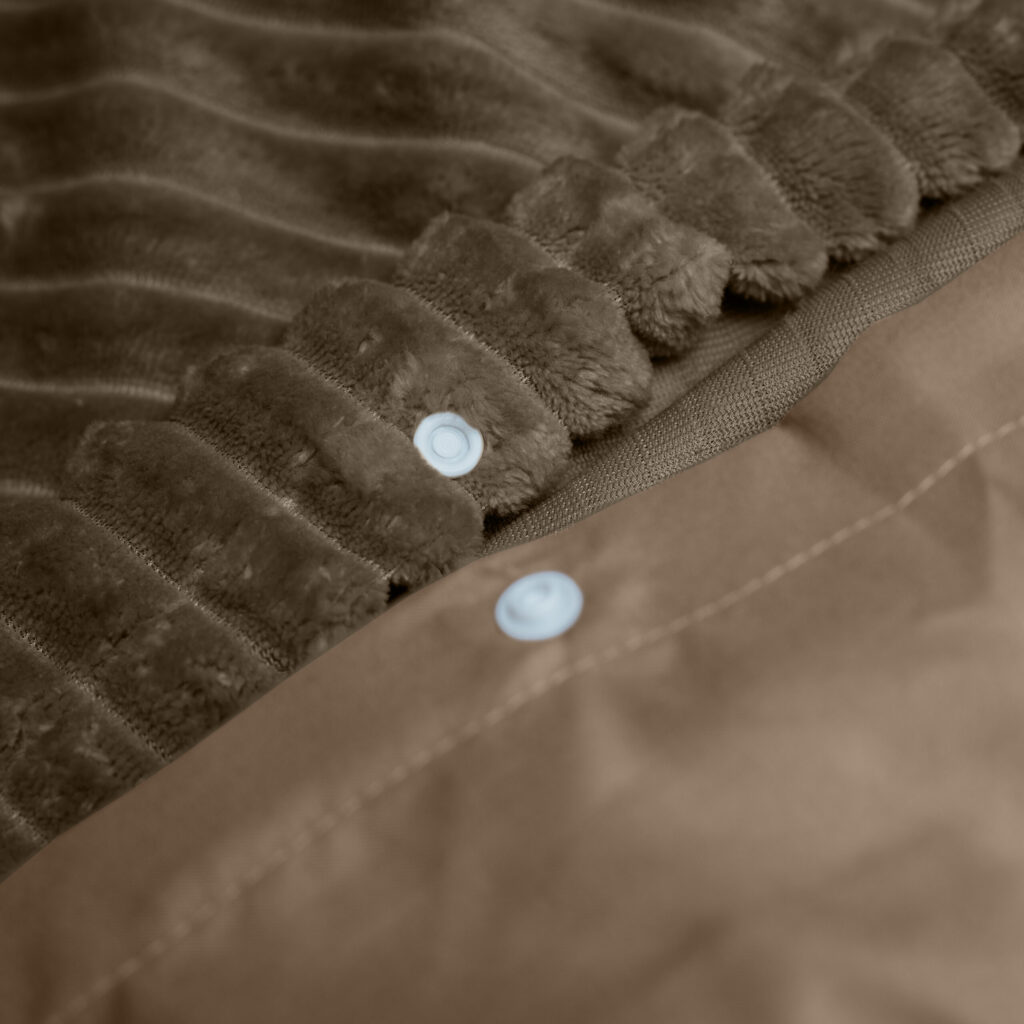 Sleeptime Rib Teddy Taupe - Afbeelding 4