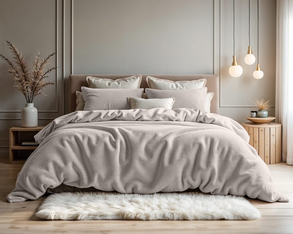 Sleeptime Teddy Katoen Taupe - Afbeelding 2