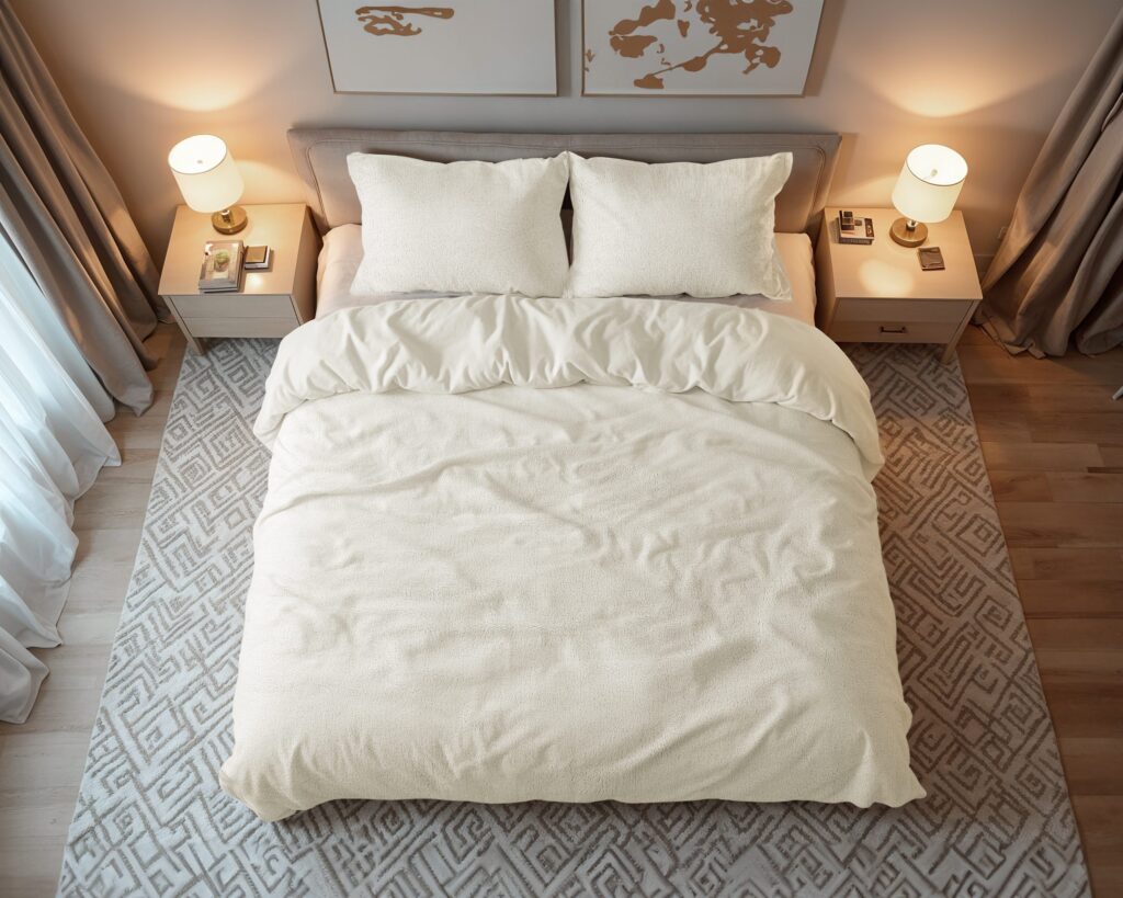 Sleeptime Teddy Katoen Beige