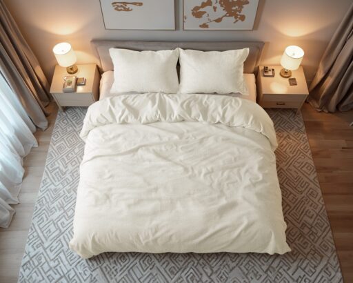 Sleeptime Teddy Katoen Beige