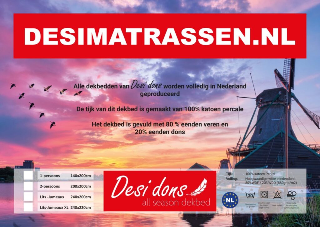 Desimatrassen Desi-dons Dekbed