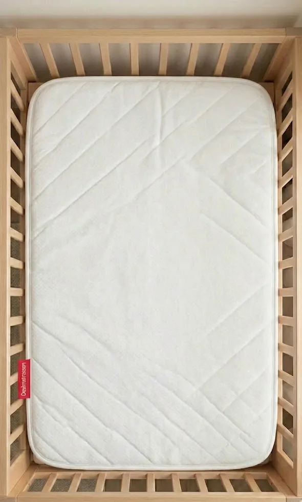 Babymatras met afgeronde hoeken
